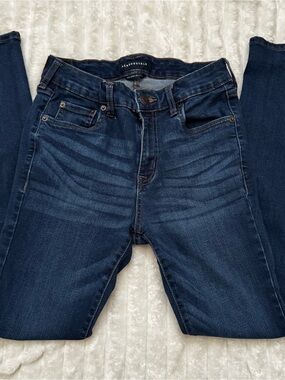 Aeropostale Dark Blue High-Rise Jeans